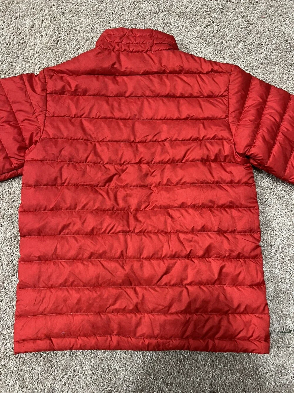 Patagonia Kids Puffer Jacket Boys Large (12) Red Jacket